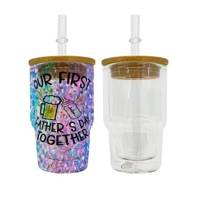 3oz Glass Snowglobe Shot Glass