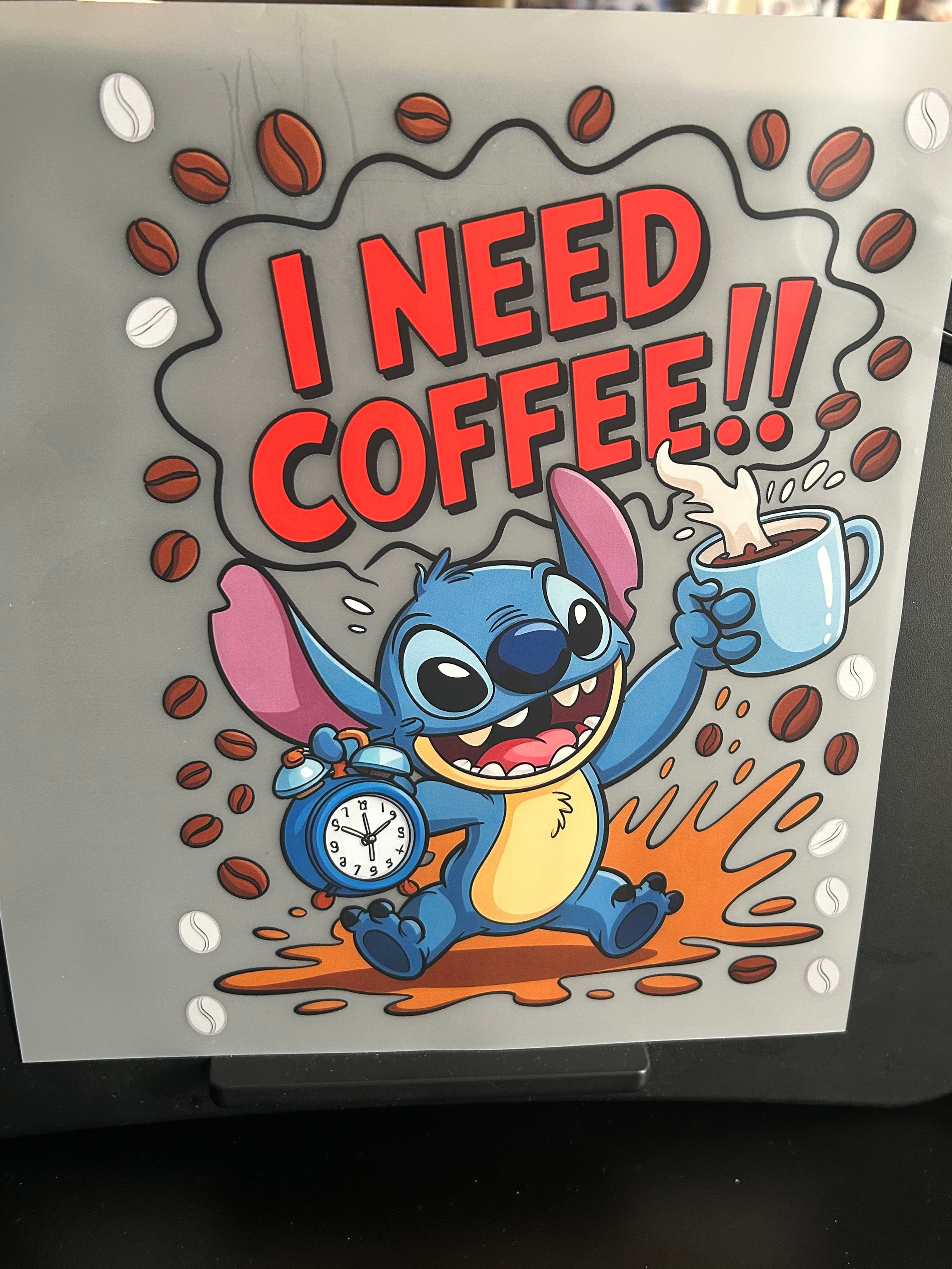 #10 - I Need Coffee - DTF