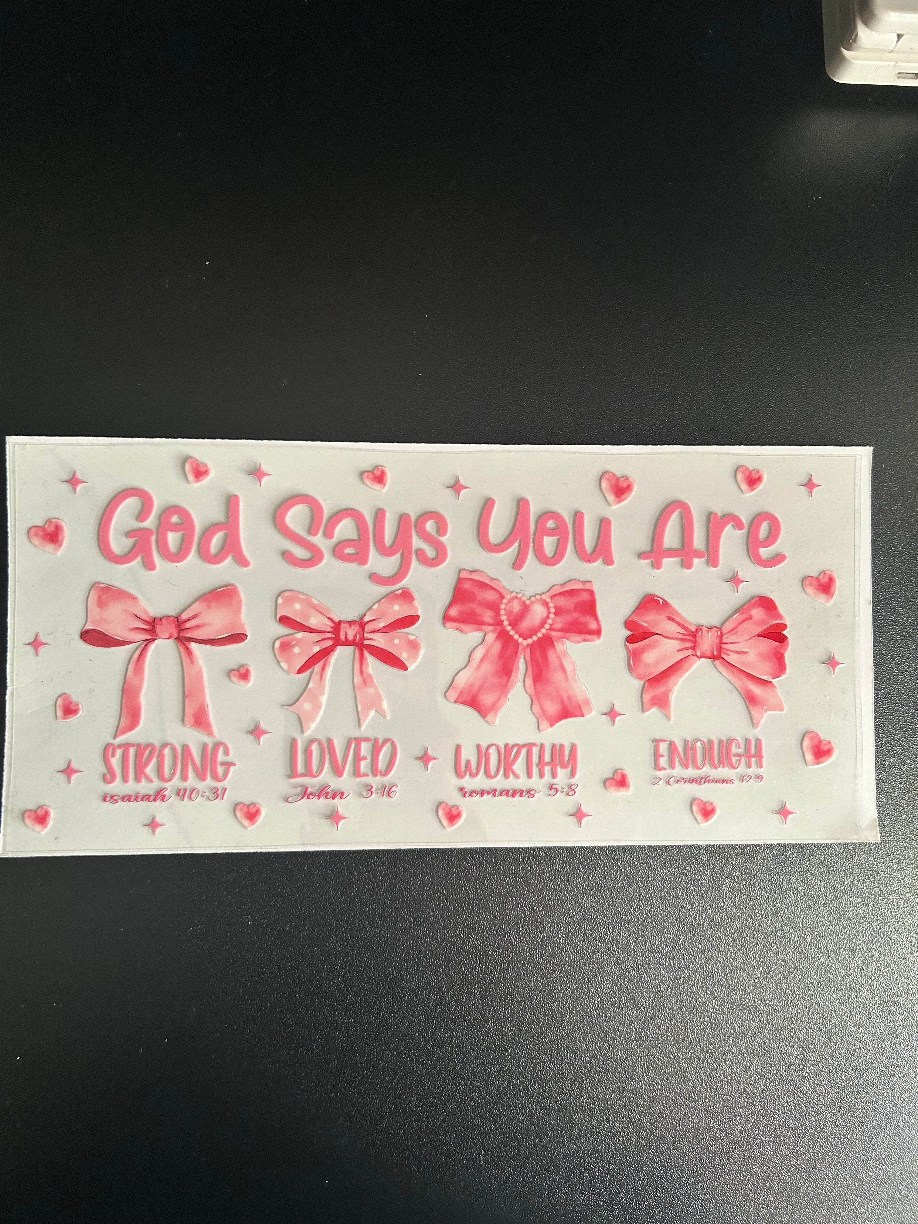 #72 -  God Says You Are