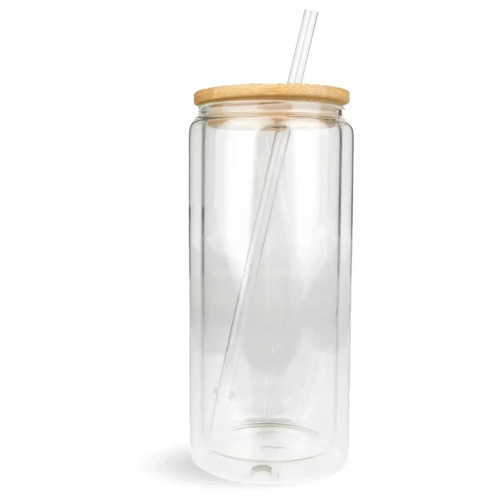20oz Glass Snowglobe Style Cup with UVDTF